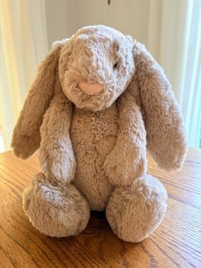 Jellycat Bashful Beige Bunny Stuffed Animal- Retired